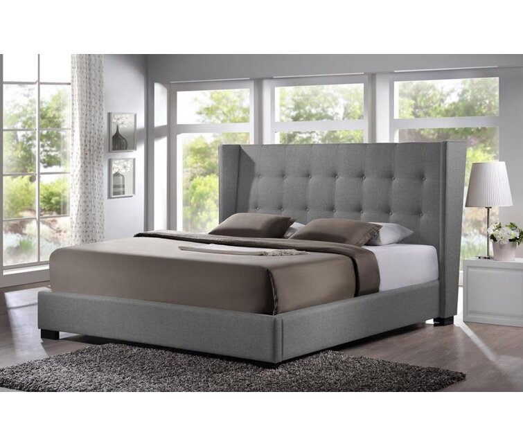 Roselawn upholstered store platform bed